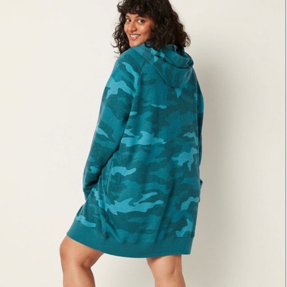 NEW Victoria Secret Hooded Sweatshirt Dress - Picture 4 of 16